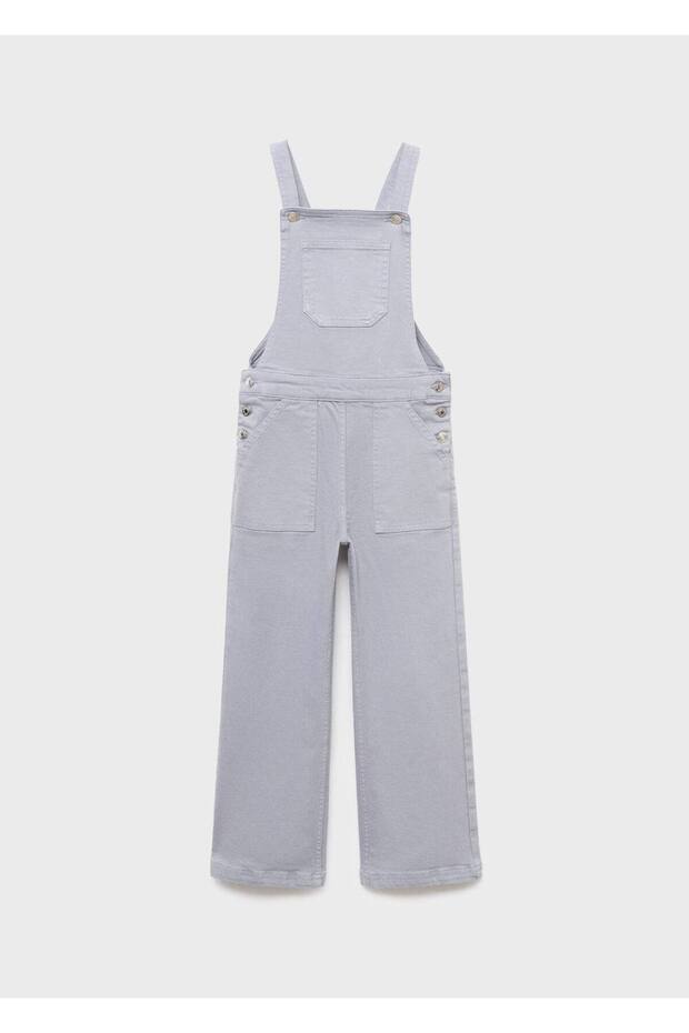 Uzun denim tulum - 1