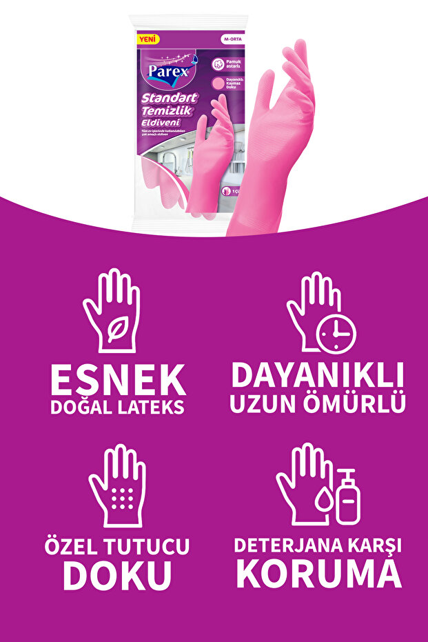 Standart Eldiven Orta Boy İkili Set - 4