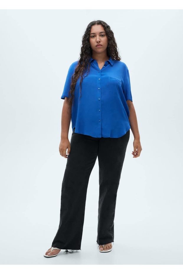 Kısa kollu cepli gömlek - 5