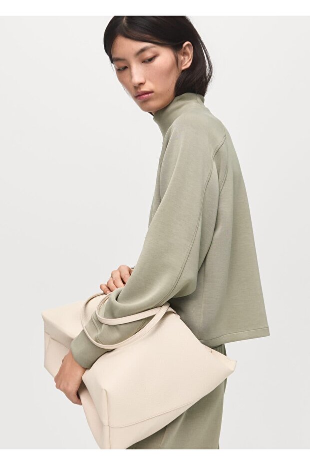 Yüksek yaka sweatshirt - 8