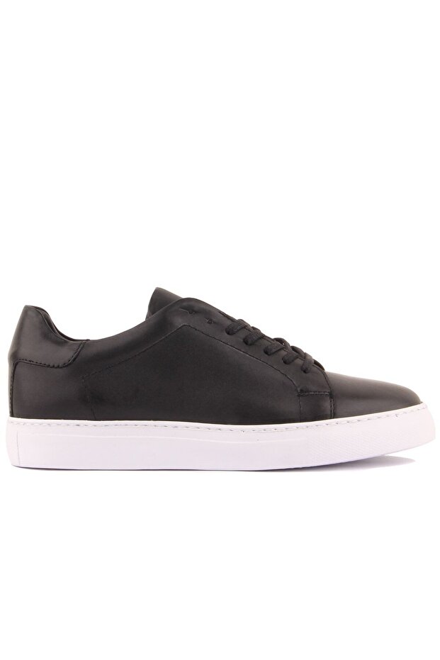 - Black Leather Men's Casual Shoes 101-10300Gom205