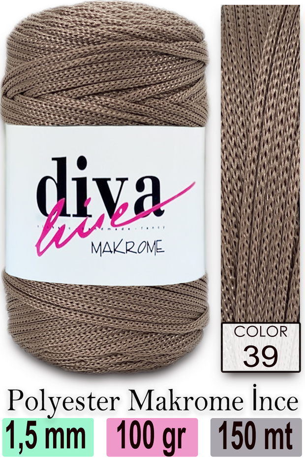 ديفا مكرامية خيط 39 بيج - 1