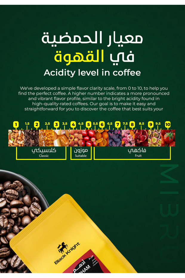 Coffee Beans Adham Mix 250g Natural Roasted Specialty Unground for Espresso & Filter بن محصول - 4