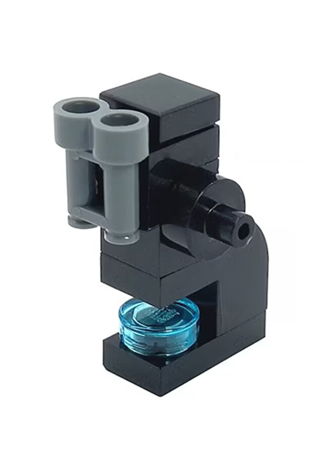 Original Accessory Custom Minifigure School Laboratory Black Microscope 1 Piece Will Be Sent