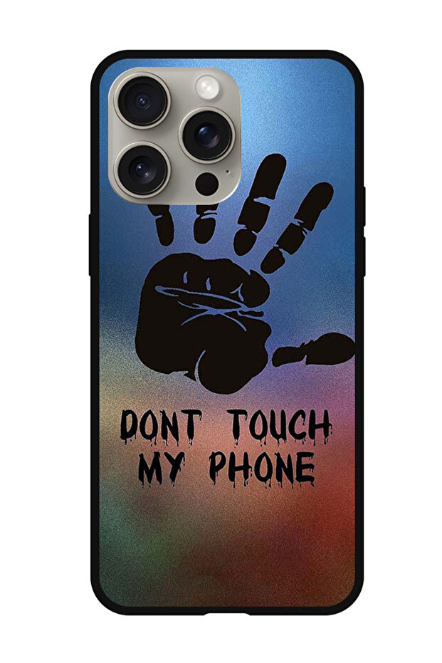 Protective Case Anti Scratch Shock Proof Bumper Cover For iPhone 15 Pro Max Dont Touch My Phone H&