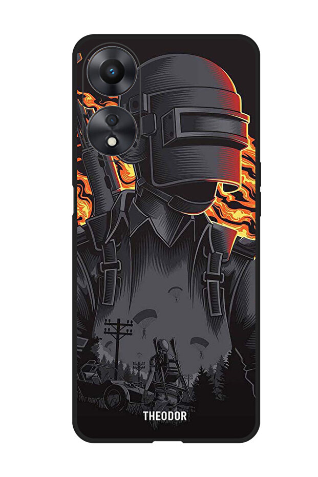 Protective Case Anti Scratch Shock Proof Bumper Cover For Oppo A98 Pubg War