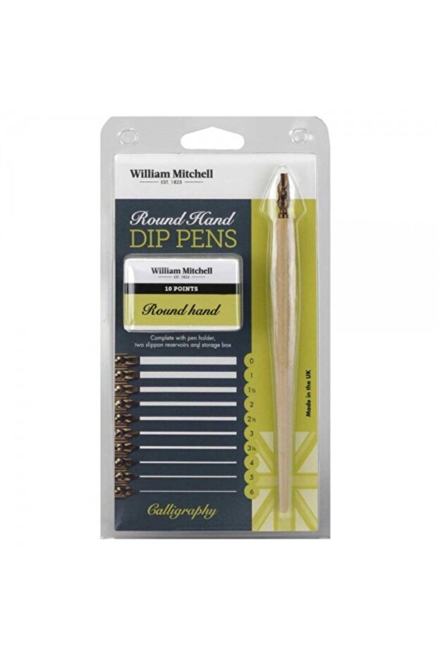 Round Hand Dip Pens (10 uç) - 1