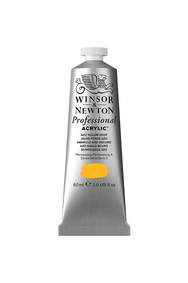 Winsor & Newton Professional Akrilik Boya 60ml Azo Yellow Deep 039 S.2 - 1