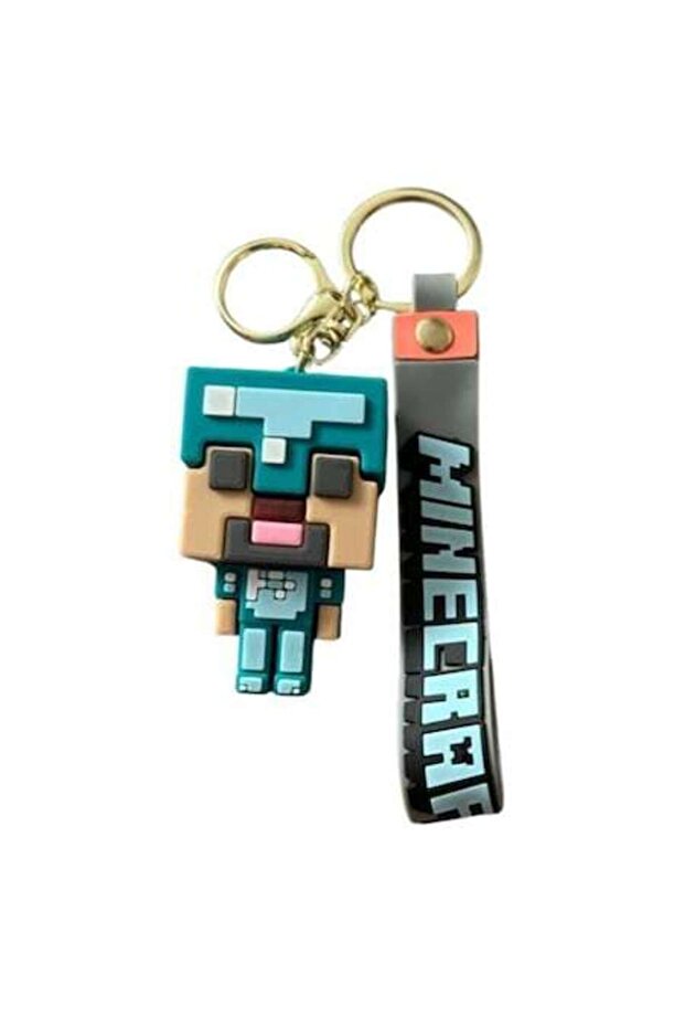 Minecraft figurine, keychain, 6cm, multicolor, various/random designs - 1