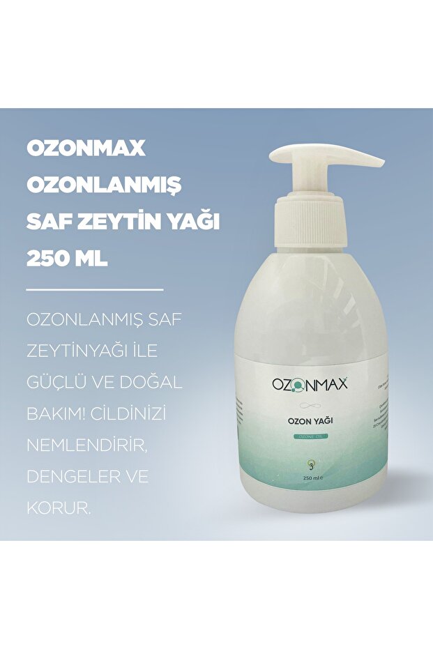 OZON YAĞI 250 ML Ozonlanmış Saf Zeytinyağı ile Doğal Bakım! cildinizi nemlendirir,dengeler ve korur. - 1