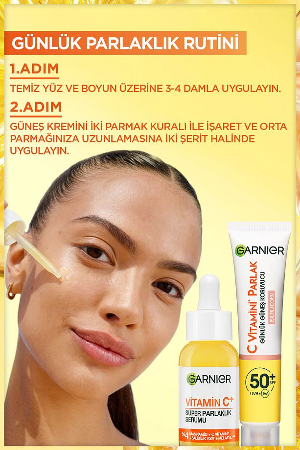 Vitamin C+ Süper Parlaklık Serumu (Niasinamid, Salisilik, Melasyl) - 7