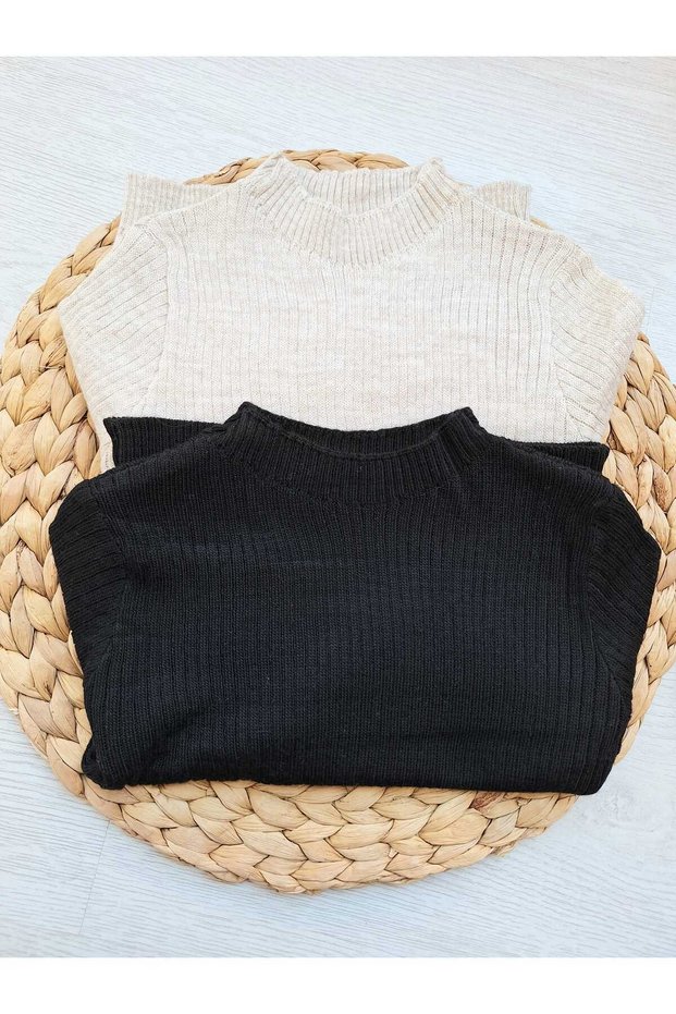 Seasonal Baby Girl Children's Turtleneck Extra Flexible Ribbed Body (Set of 2)