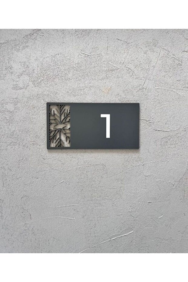 Craving Serisi Kapı Numarası Antrasit - 1