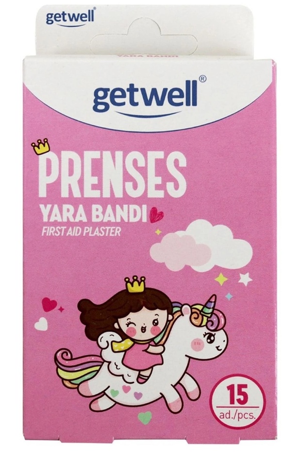 Unicorn Ve Prenses Desenli Yara Bandı Seti - 15 Adet - 1