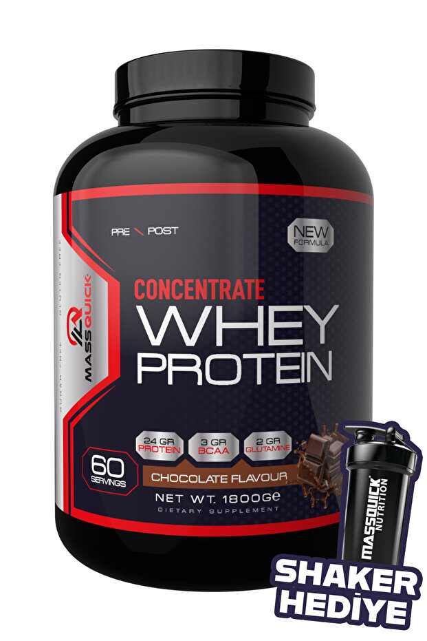 massquick WHEY PROTEİN Çikolata Aromalı - 1800g - 60 Servis