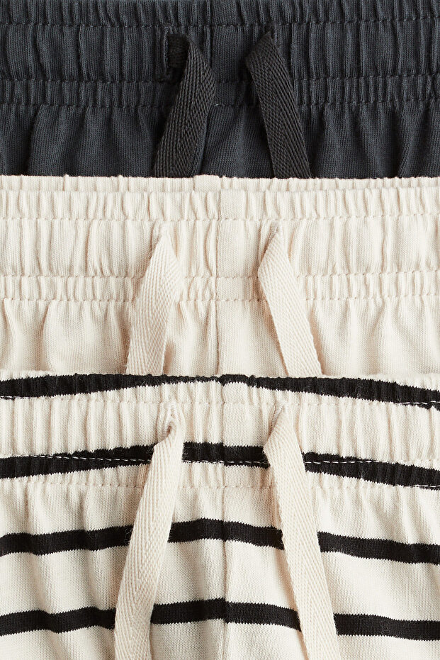 3’lü Pamuklu Jarse Şort - 2