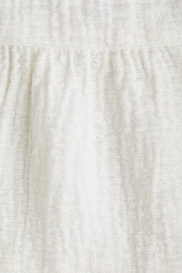 Pamuklu Muslin Elbise - 2