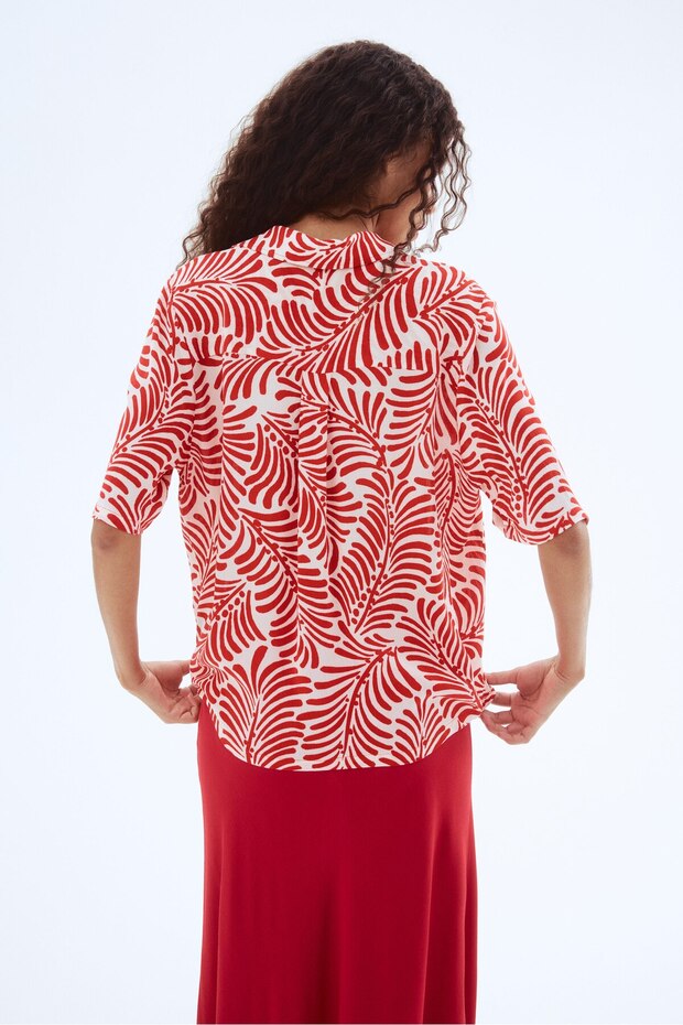 Krinkle Viskoz Gömlek - 4