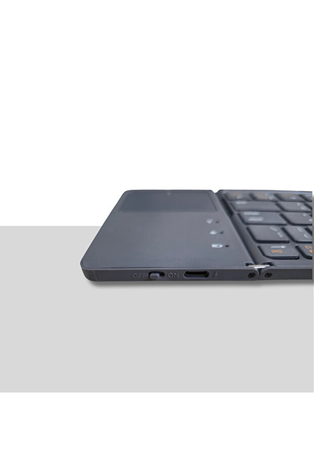 Katlanabilir Kablosuz Bluetooth Klavye Touchpadli Taşınabilir - 4