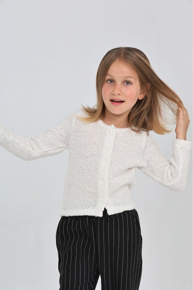 KIZ ÇOCUK TRİKO HIRKA - 2