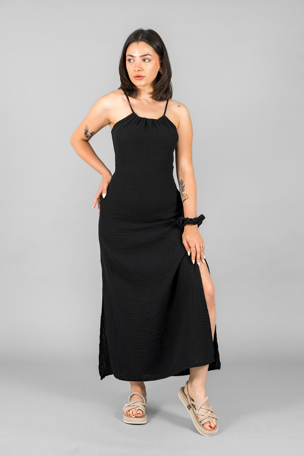 Muslin Backless Dress