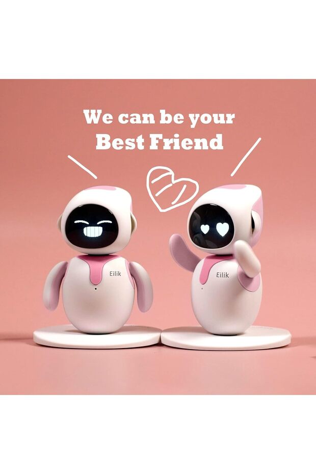 Eilik Pembe Robot Evcil Hayvan Robotu - 2