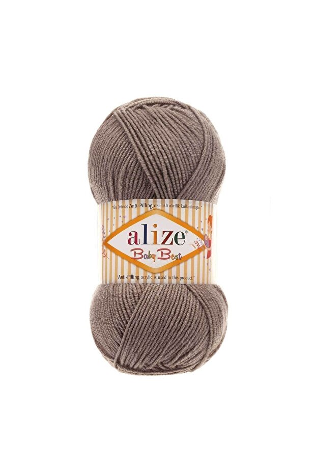 5 Pieces Baby Best 534 Light Coffee 10% Bamboo - 90% Acrylic (Anti-pilling Acrylic) / 100 gr - 240 m