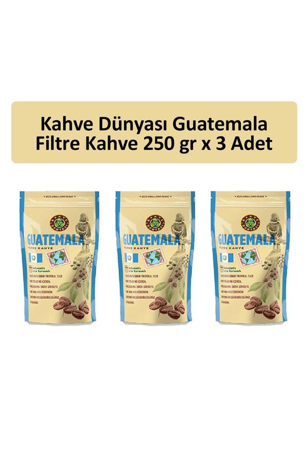 Kahve Dünyası Guatemala Filtre Kahve 250 gr x 3 Adet - 1