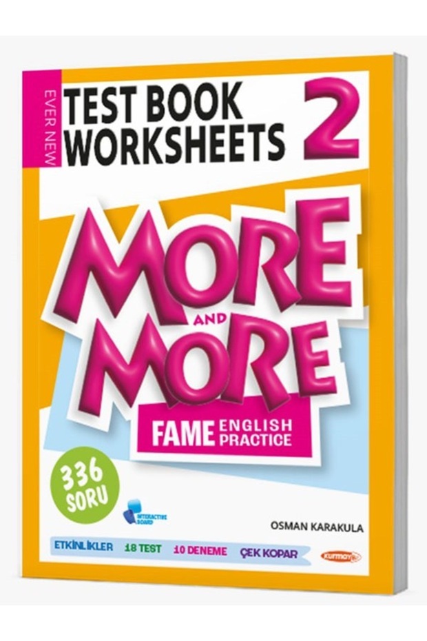 2 MORE&MORE WORKSHEETS TEST BOOK - 1