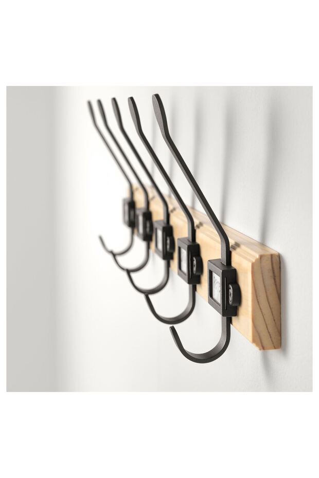 duvar askısı, çam-gri - 4