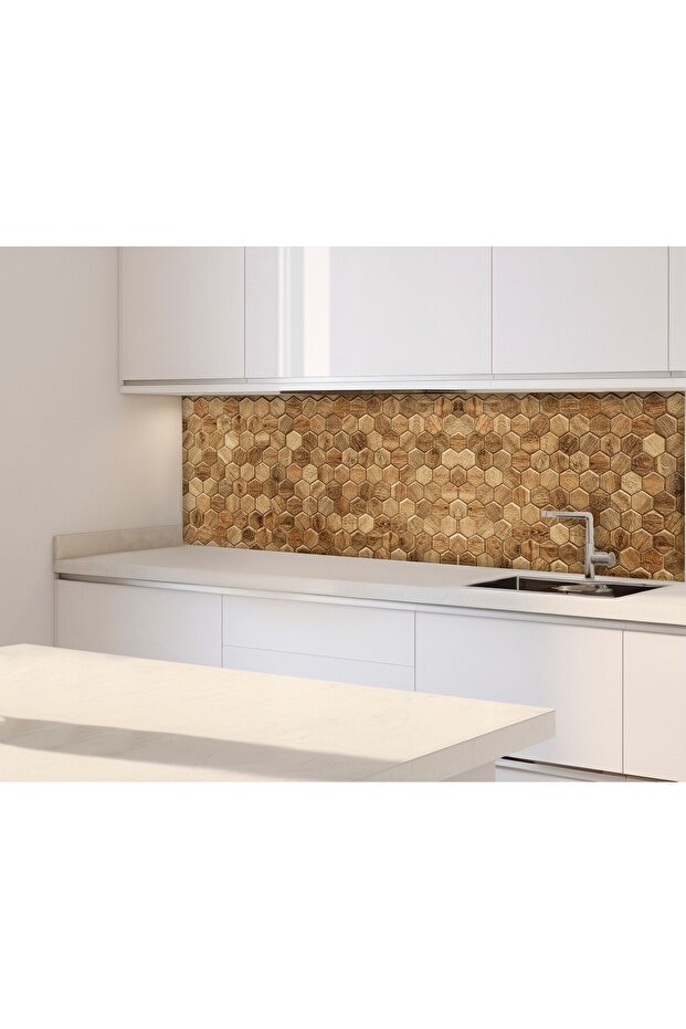 Code 98 Suya Dayanıklı Mutfak Banyo Zemin Mermer Mobilya Fayans Yapışkanlı Folyo Kaplama - 4