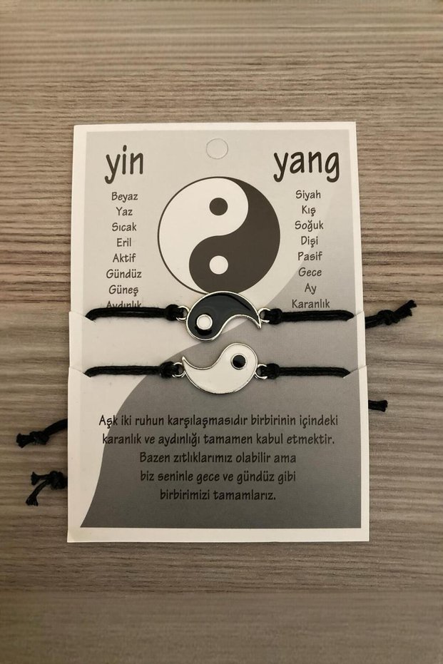 Yin Yang Bracelet Set – Couple Combination of Opposites United by Love (Set of 2)