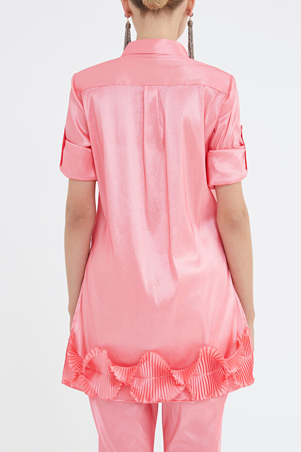 Pembe Piliseli gömlek 10735 - 5