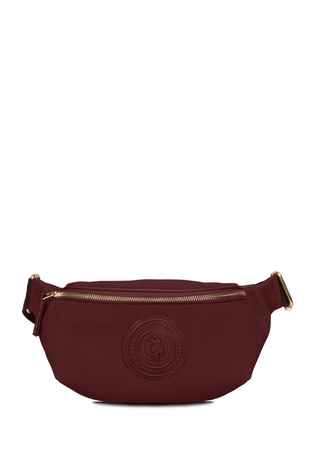 Burgundy Women's Waist Bag Us25677