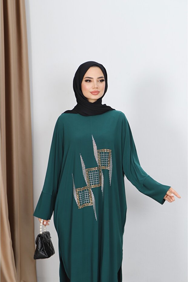 Taşlı Sandy Tunik - 4