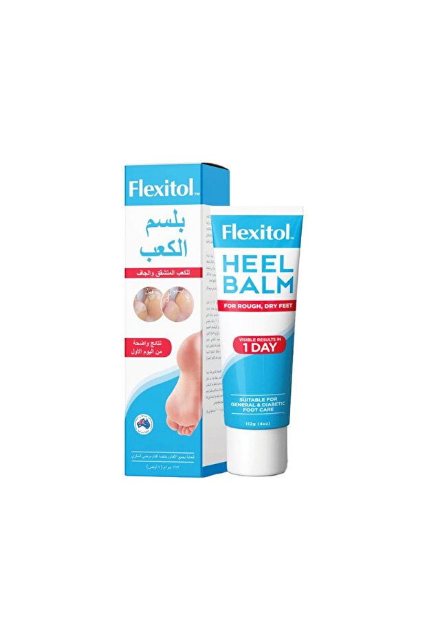 فليكسيتول بلسم الكعب للقدم الجافة والمتشققة 112 جم FLEXITOL HEEL BALM FOR DRY&CRACKED FEET 112GM