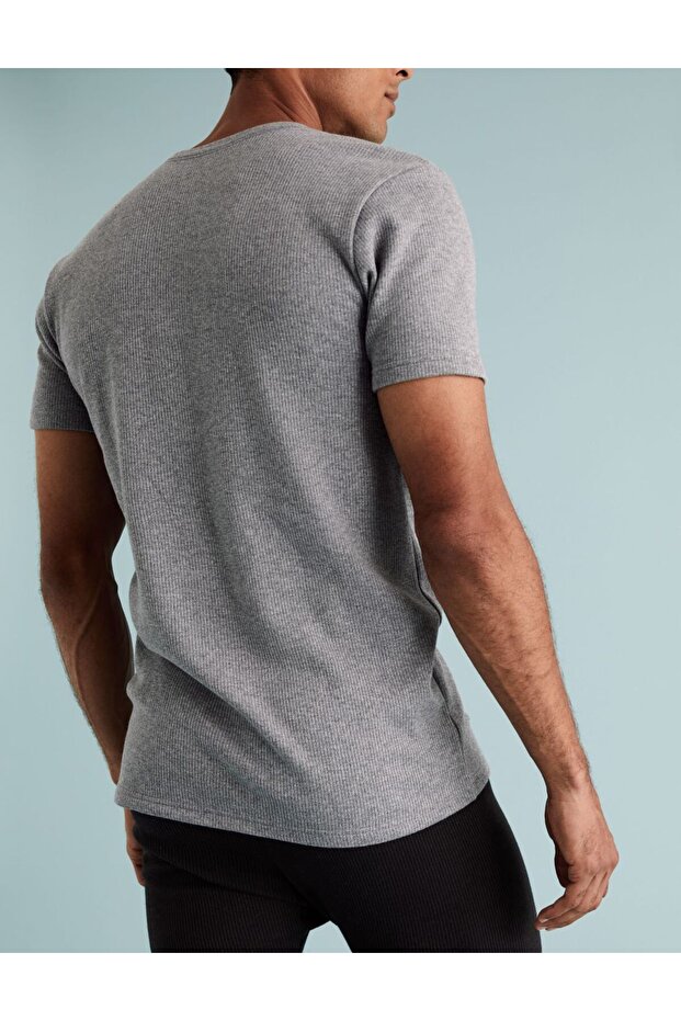 Kısa Kollu Medium Warmth Termal Atlet - 3