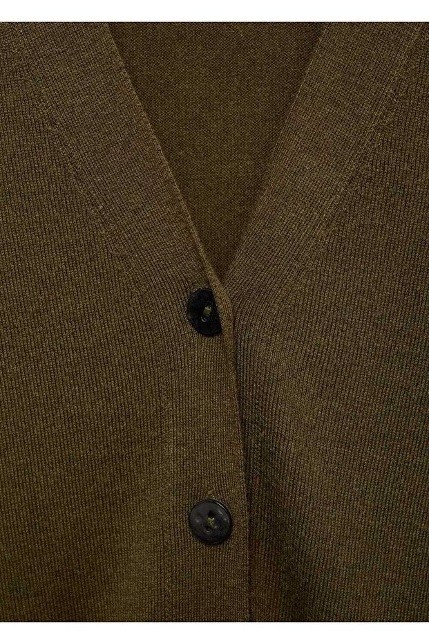 V yaka triko hırka - 7