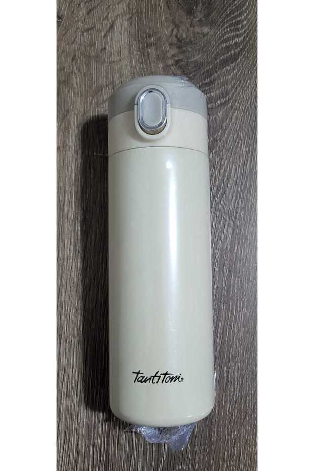 Krem Paslanmaz Çelik Termos 400ml - 2