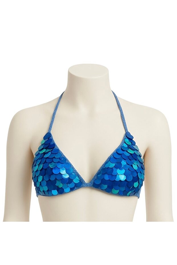 PULLU BİKİNİ ÜSTÜ / ÖZEL TASARIM PULLU BİKİNİ - 2