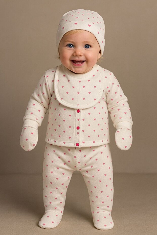 Heart Baby Set Newborn Set Gift Set