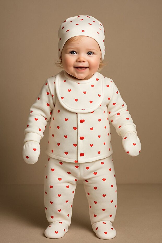 Heart Baby Set Newborn Set Gift Set