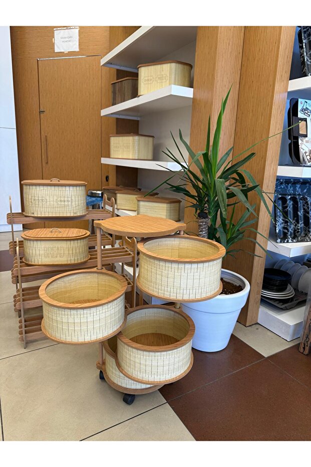 Ahşap 4 Katlı Sebzelik - 4