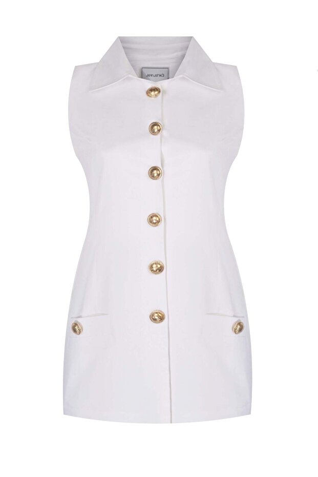 Classy Beyaz Elbise - 2