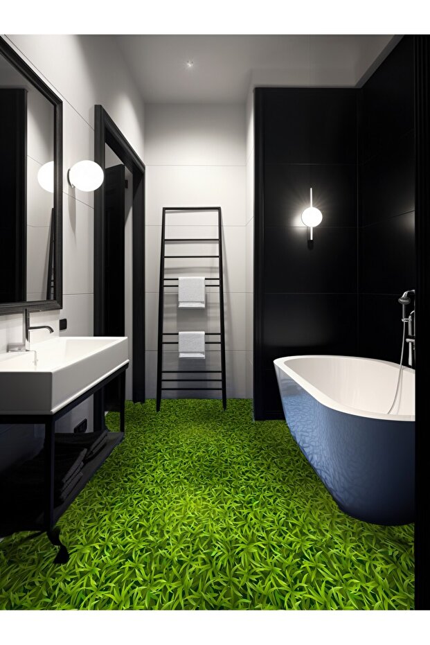 Kendinden Yapışkanlı Suya Dayanıklı Fayans Banyo Mutfak Tezgah Duvar Zemin Kaplama CODE 161 - 6