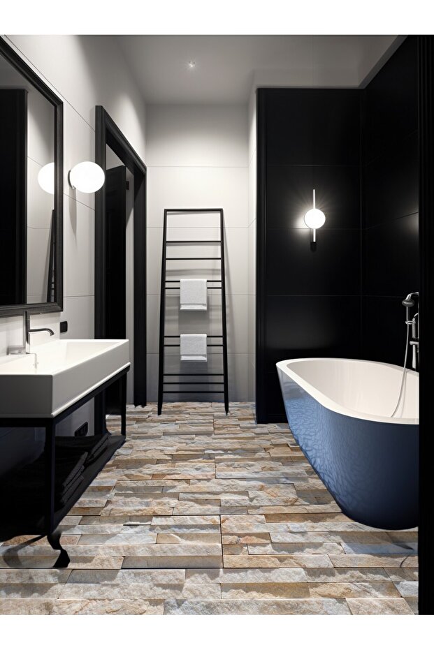 Kendinden Yapışkanlı 100 x 100cm Suya Dayanıklı Fayans Banyo Mutfak Tezgah Duvar Kaplama CODE 181 - 7