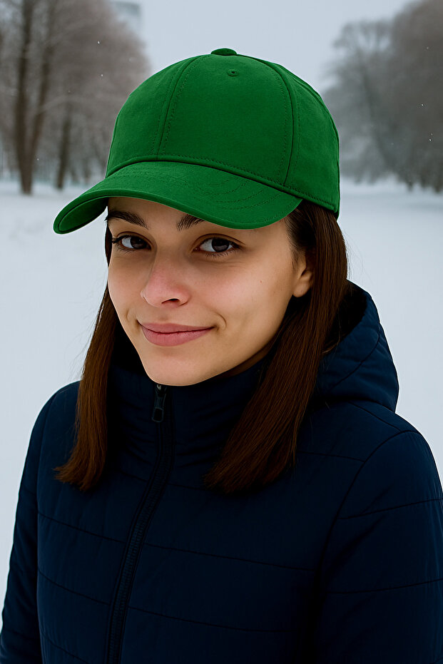 قبعة من جلد الغزال Nubuck - 1