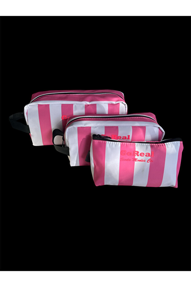 3 LÜ MAKYAJ ÇANTA SETİ - 1