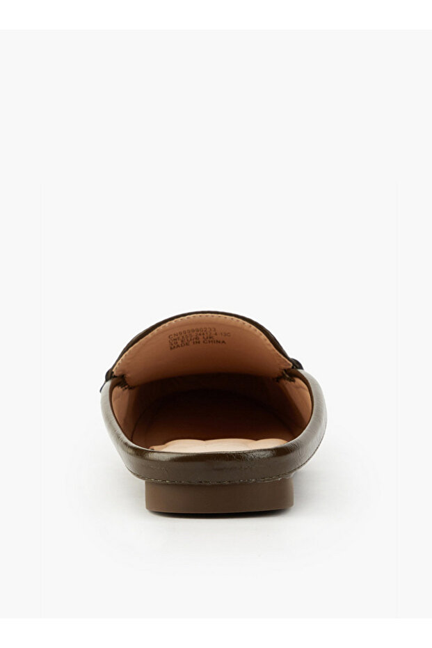 Solid Metallic Accent Mules - 5