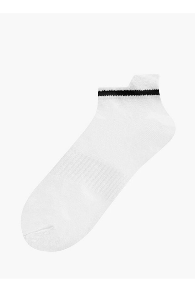 جوارب سادة بطول الكاحل - طقم من 5 قطع - 2